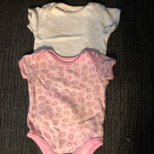 2 size 6-9 month onesies